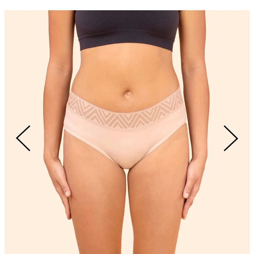 THINX hiphugger period panties NEW in original package beige 2XL